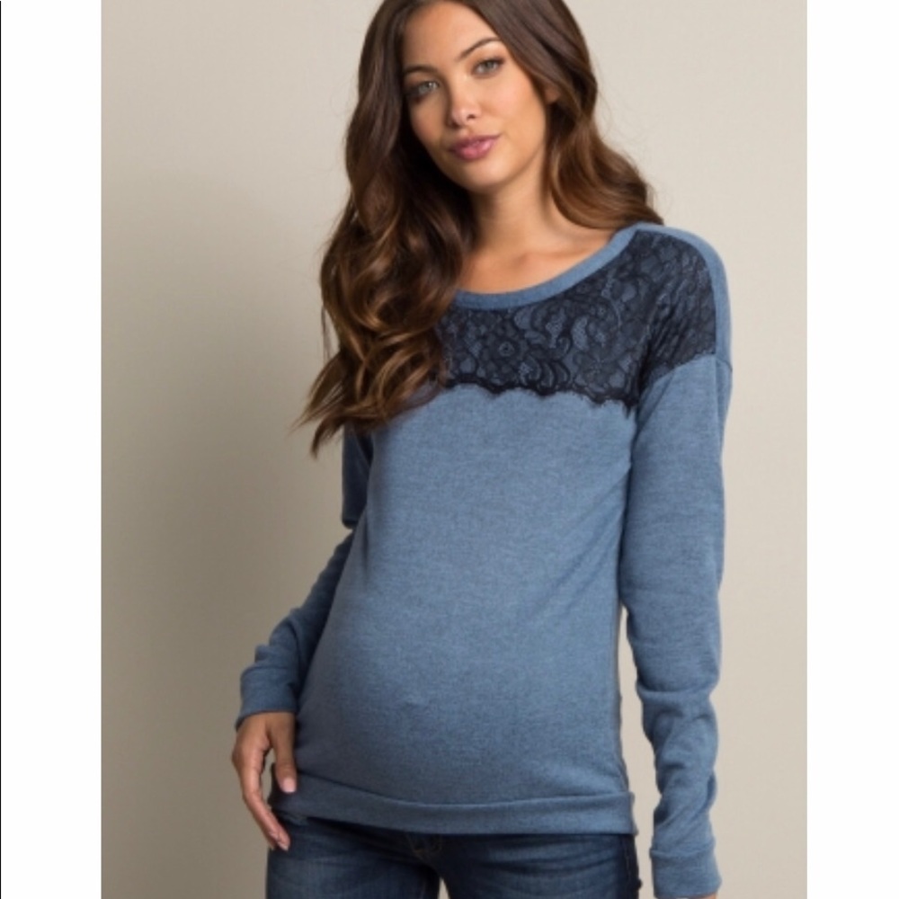 Pink Blush maternity shirt